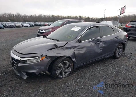 2019 Honda Insight Ex z USA, uszkodzony, nr VIN 19XZE4F57KE016323